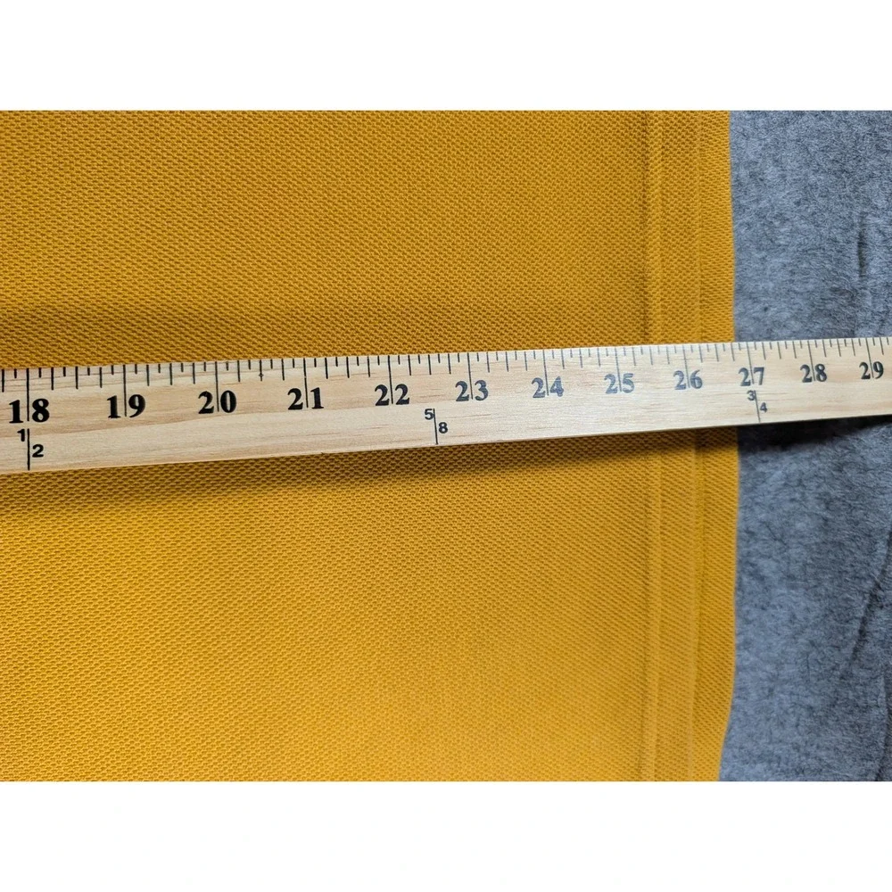 The North Face Mens Yellow 1/4 Zip Fleece‎ Pullover Textured Waffle Knit Top